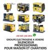 Groupe electrogene 5kVa - 3.500kVa TURQUIE